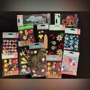 12 packs Jolees boutique beach theme stickers